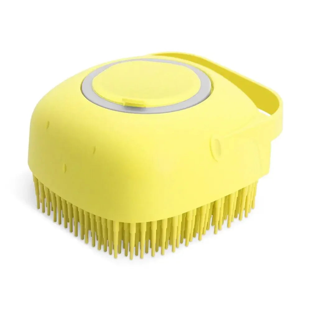 Petique Joy, petiquejoy.com, Pet Dog Shampoo Brush