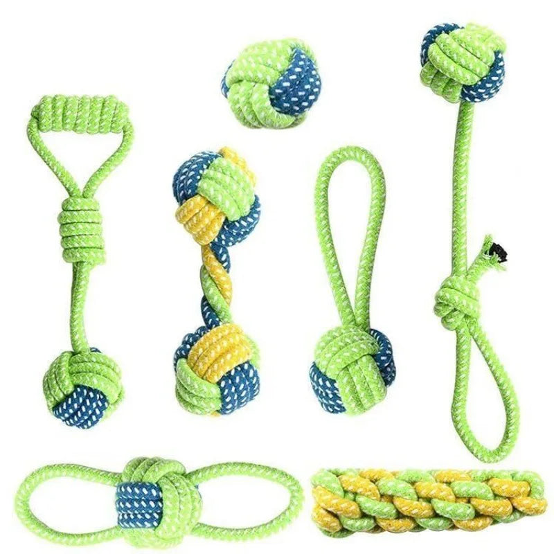 Interactive Cotton Rope Mini Dog Toy