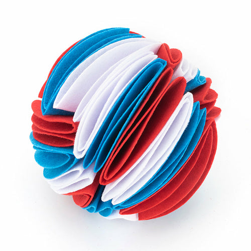 Foldable Dog Snuffle Ball Dog Training Toy