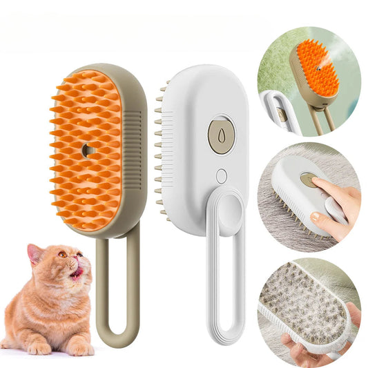 3 in 1 Electric Anti-splashing Cat Brush