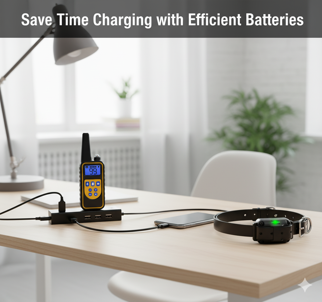 BarkGuard 2700™ – Long-Range Waterproof Dog Training Collar with Remote