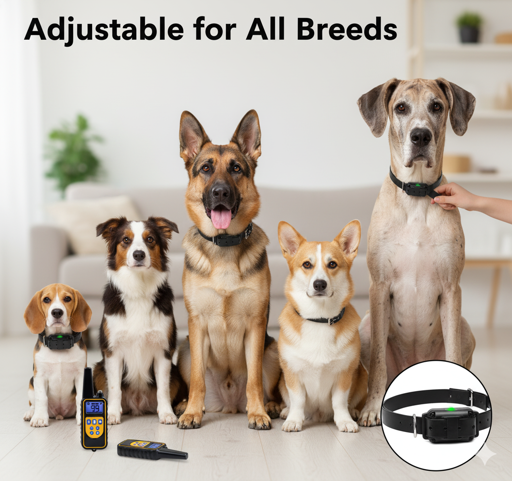 BarkGuard 2700™ – Long-Range Waterproof Dog Training Collar with Remote