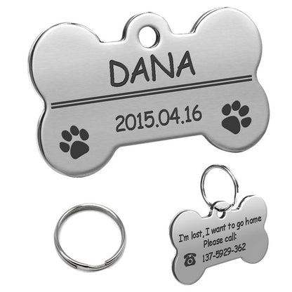 Personalized Dog Cat ID Tag