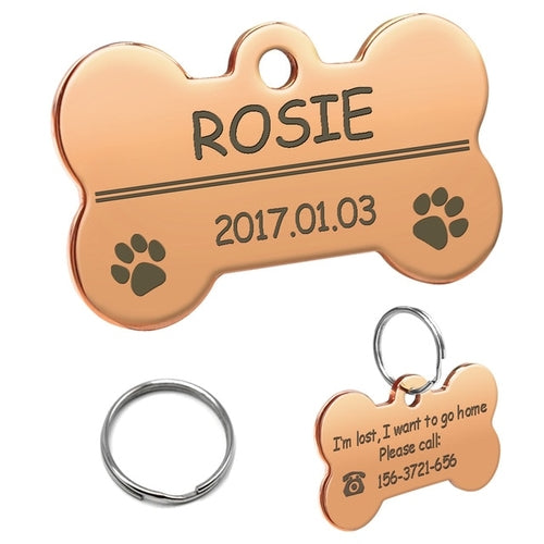 Personalized Dog Cat ID Tag