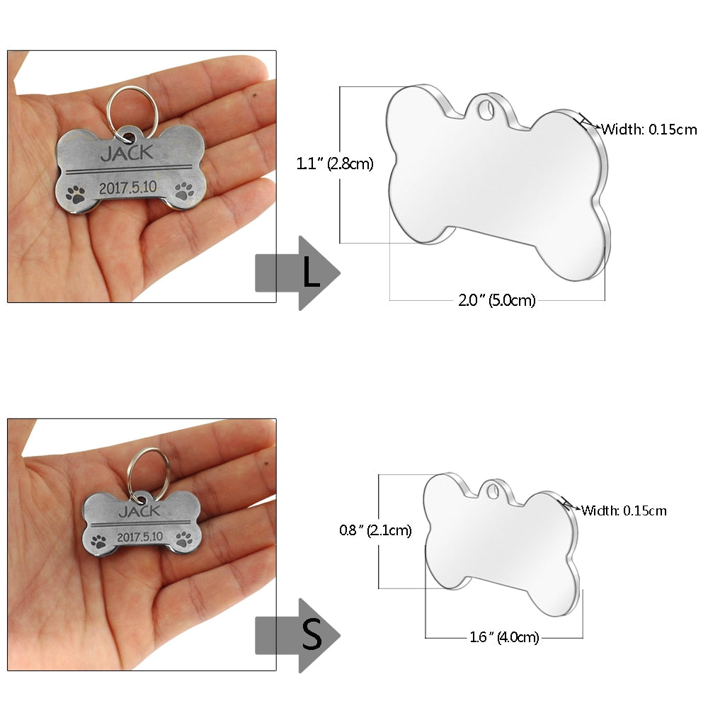 Personalized Dog Cat ID Tag