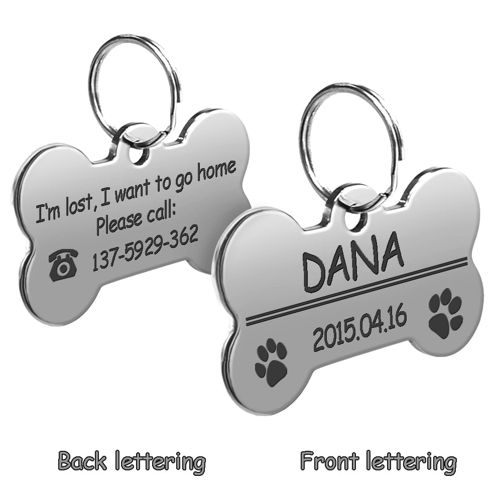Personalized Dog Cat ID Tag