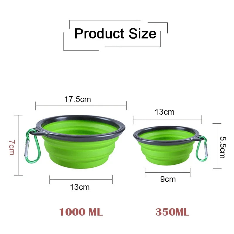 Petique Joy, petiquejoy.com Portable Silicone Dog Feeder Bowl