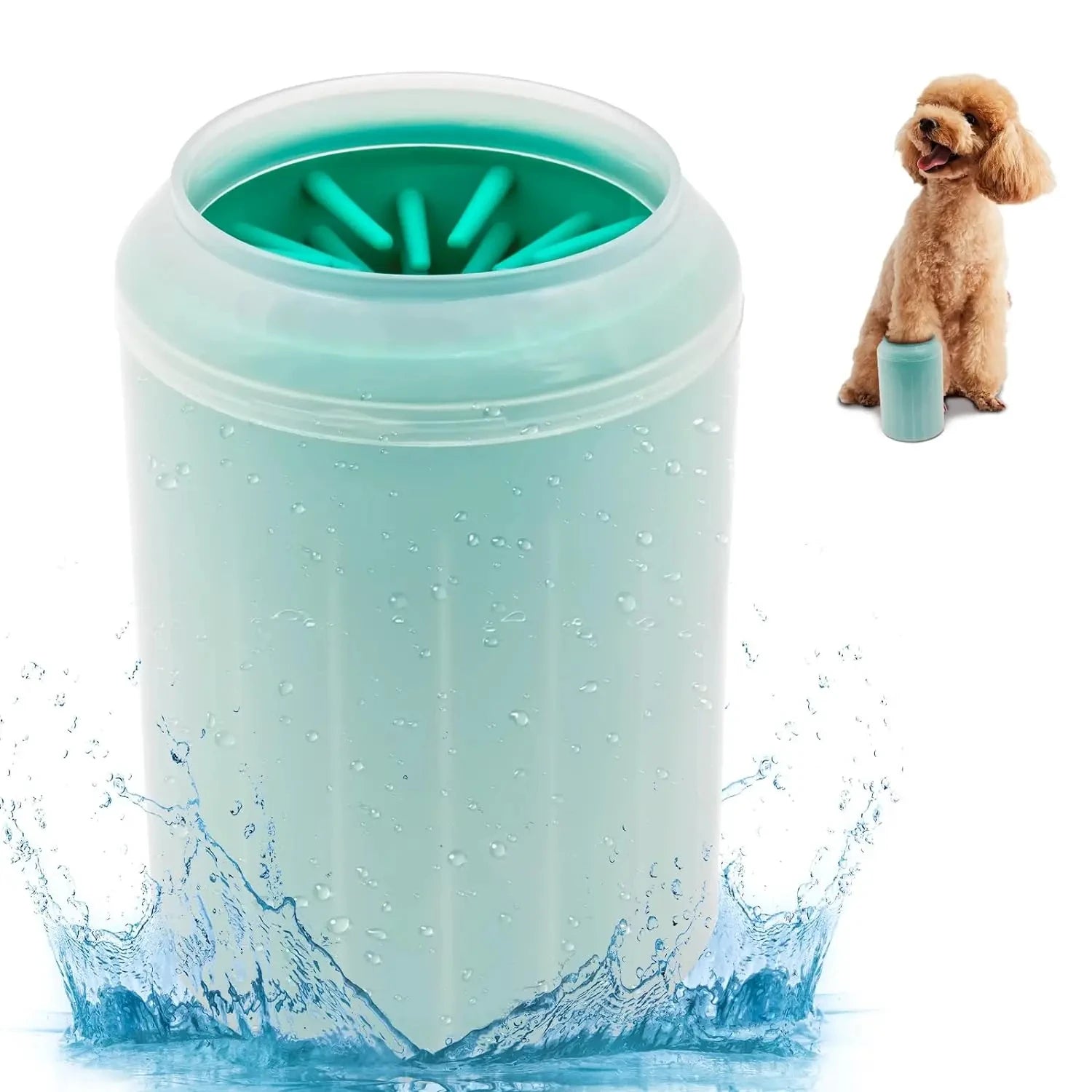 Petique Joy, petiquejoy.com,Soft Silicone Material Pet Foot Wash Cup