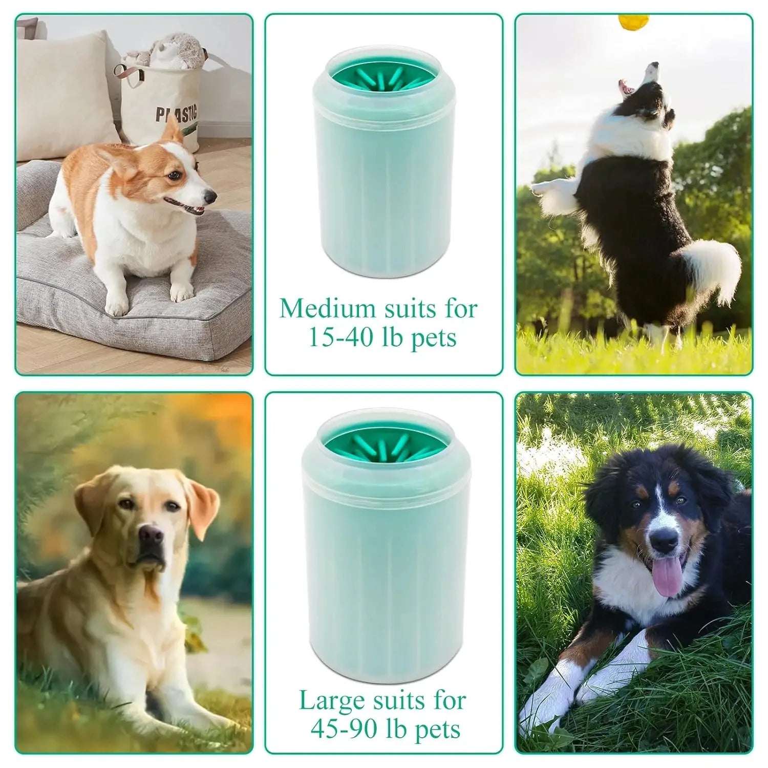 Petique Joy, petiquejoy.com,Soft Silicone Material Pet Foot Wash Cup