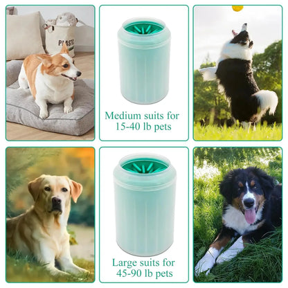 Petique Joy, petiquejoy.com,Soft Silicone Material Pet Foot Wash Cup