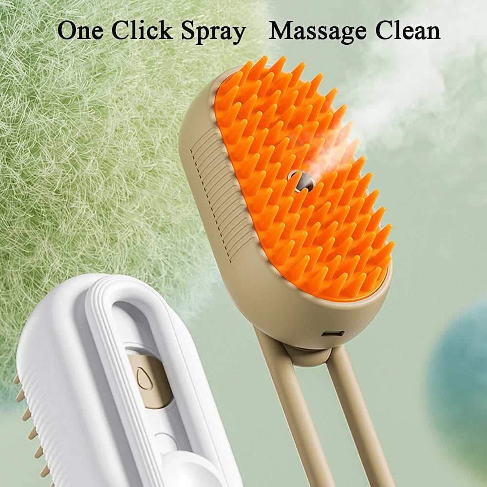 3 in 1 Electric Anti-splashing Cat Brush