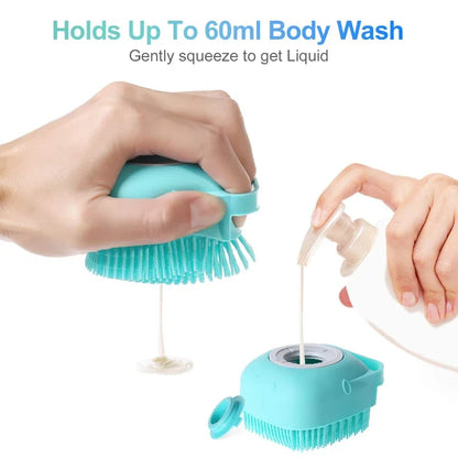Petique Joy, petiquejoy.com, Pet Dog Shampoo Brush
