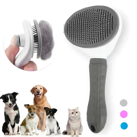 Self-Cleaning Brush for Dogs & Cats