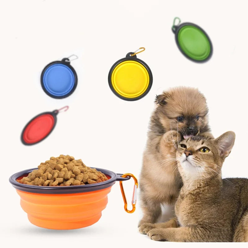 Petique Joy, petiquejoy.com Portable Silicone Dog Feeder Bowl