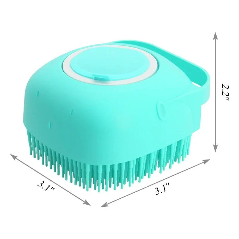 Petique Joy, petiquejoy.com, Pet Dog Shampoo Brush