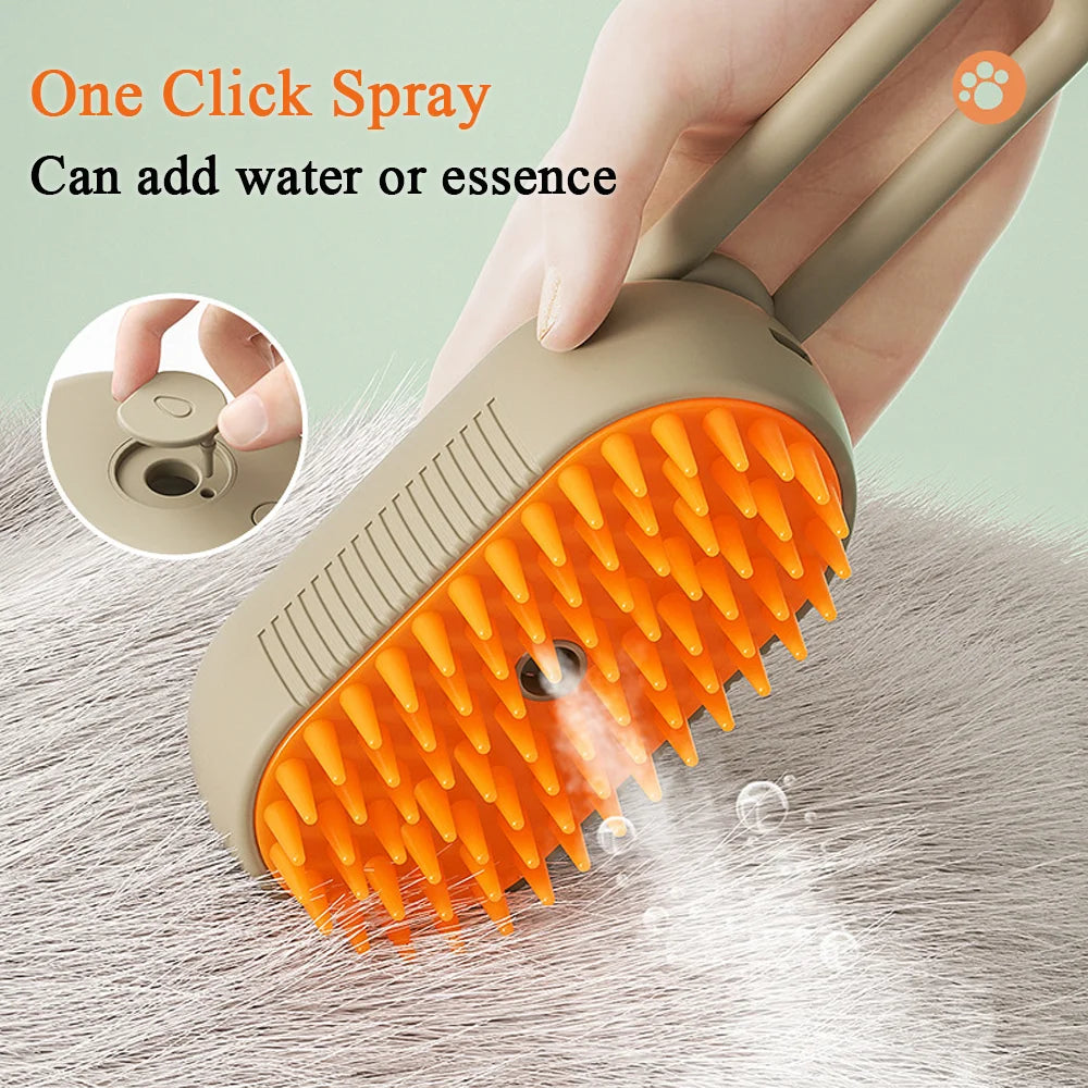 3 in 1 Electric Anti-splashing Cat Brush