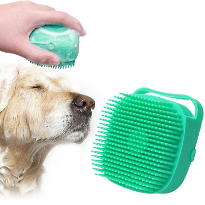 Petique Joy, petiquejoy.com, Pet Dog Shampoo Brush