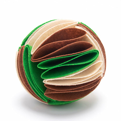 Foldable Dog Snuffle Ball Dog Training Toy