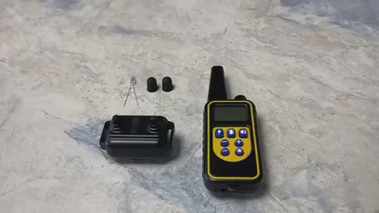 BarkGuard 2700™ – Long-Range Waterproof Dog Training Collar with Remote